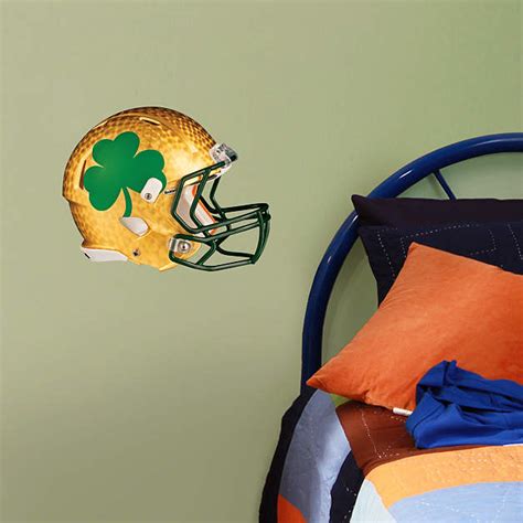 Small Notre Dame Fighting Irish Shamrock Helmet Teammate Decal Shop