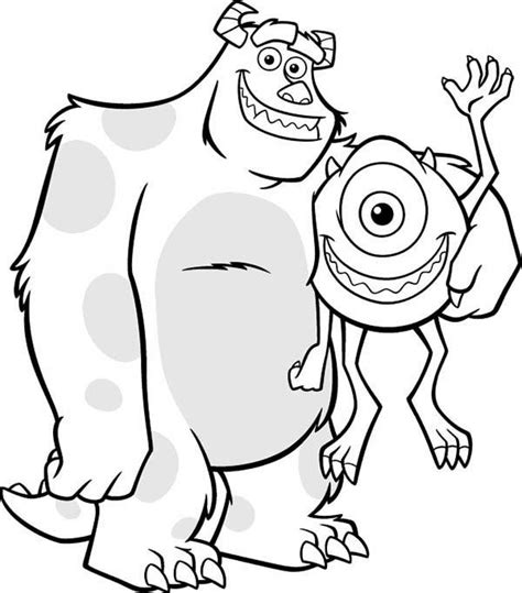 Sully Monsters Inc Coloring Pages Super Coloring Pages Monsters Ink Coloring Pages