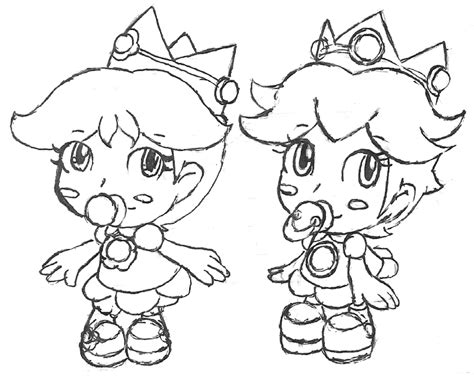 Baby Princess Daisy Coloring Pages