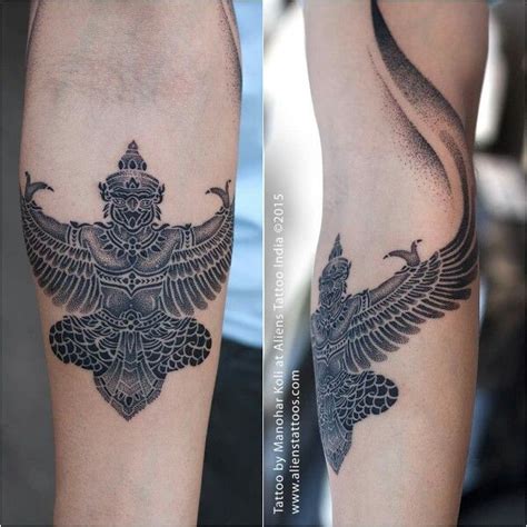Sunny Bhanushali Tattoos Garuda Tattoo Cool Tattoos