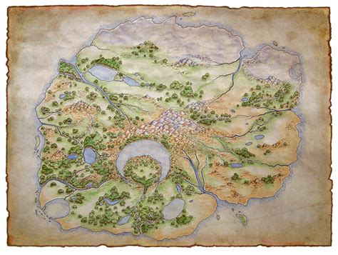 On Deviantart Fantasy World Map