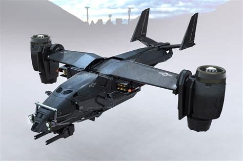 Massive Black Gi Joe Vtol Aircraft Concept Ships Aircraft