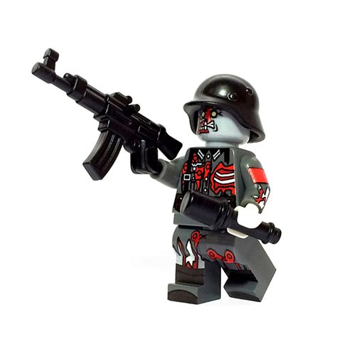 Custom Lego Minifigure German Zombie