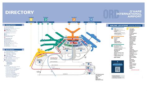 Printable Chicago Airport Map With Directions