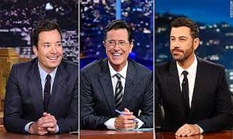 Late Night Talk Show Hosts Jimmy Fallon Jimmy Kimmel And Stephen Colbert Who Is Your Favorite