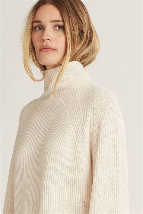 Cora Cashmere Turtleneck Cashmere Sweater Women Turtleneck Style