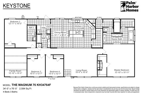 Keystone The Magnum 76 Kh34764f By Palm Harbor Homes Palm Harbor Homes