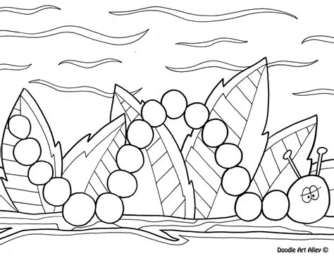 This collection of beautifully illustrated spring colouring sheets are a perfect activity for you and your children to get involved in at this time of year. Spring Coloring pages - DOODLE ART ALLEY