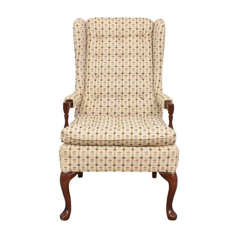 57 Off Clayton Marcus Clayton Marcus Tufted Wingback Chair Chairs