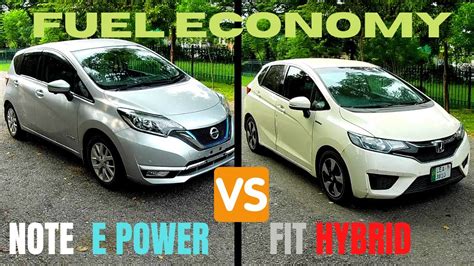 Note E Power Vs Fit Hybrid Gp5 Fuel Economy Youtube