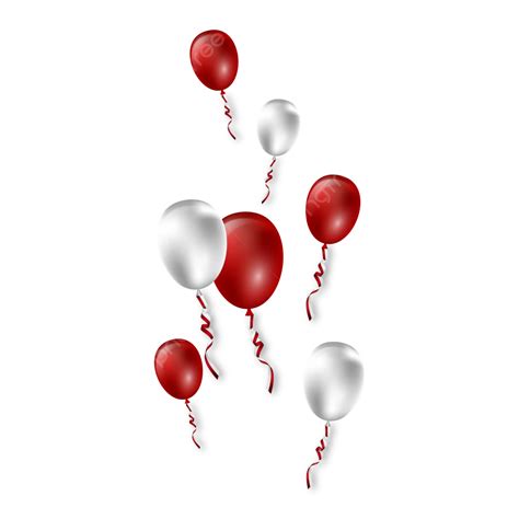 Gambar Balon Merah Putih Indonesia Merdeka Vektor Balon Indonesia