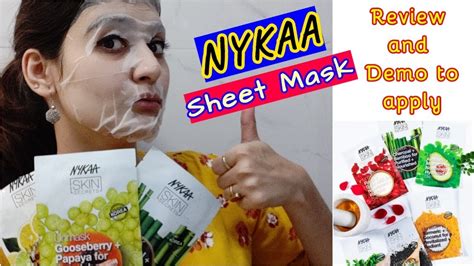 Nykaa Sheet Mask Review For Glowing And Healthy Skin How Effective
