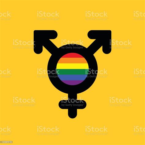 Lgbt Community And Transgender Symbol Icon Stock Illustration