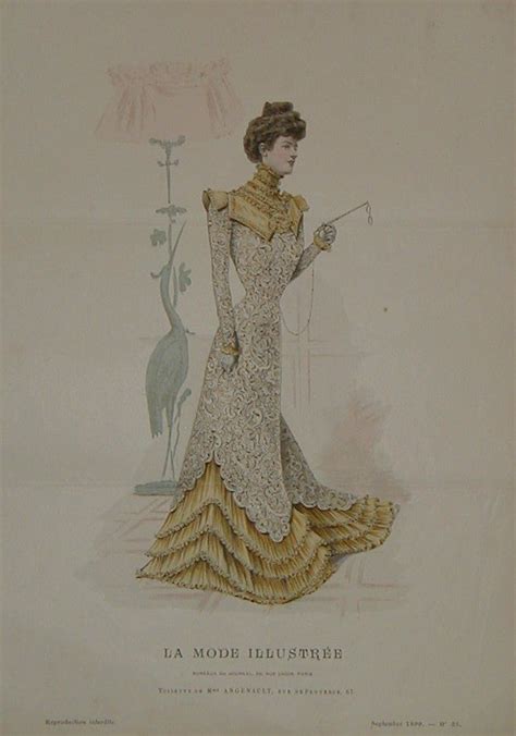 La Mode Illustree 1890s Fashion Edwardian Fashion Edwardian Era