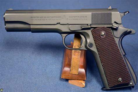 Sold Exceptional Us Ww2 Colt 1911a1 Army Pistol November 1942