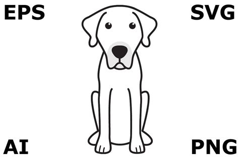 Black Mouth Cur Dog Cartoon Illustration Graphic By Cutepets · Creative