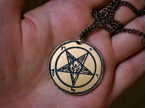 Sigil Of Lucifer Pendant Occult Satanic Symbol Demonic Etsy