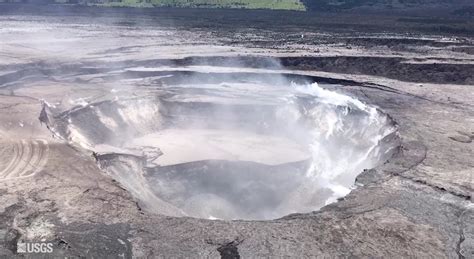 Kilauea Volcano Update Kilauea Summit Caldera Continued Slumping Of