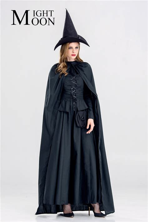 Buy Moonight 2018 New Black Witch Costumes Party Adult