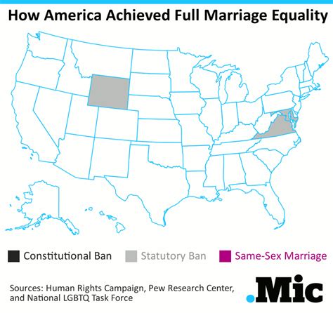 how america achieved full marriage equality vivid maps