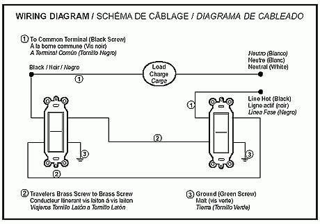 Wiring diagram for three way switches with pilot light. Pass And Seymour 3 Way Switch Wiring Diagram