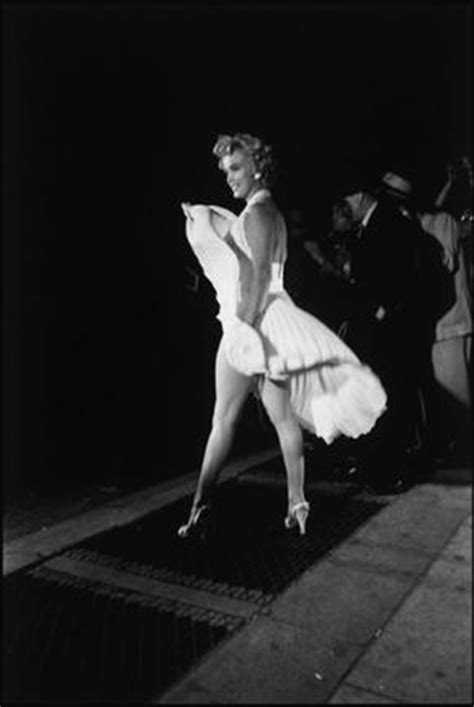 Marilyn Monroe During The Filming Of The Seven Year Itch New York By