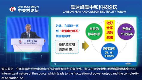 构建新能源为主体的新型电力系统会议资料 报告厅