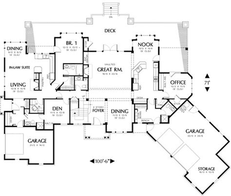 Home Floor Plans With Inlaw Suite