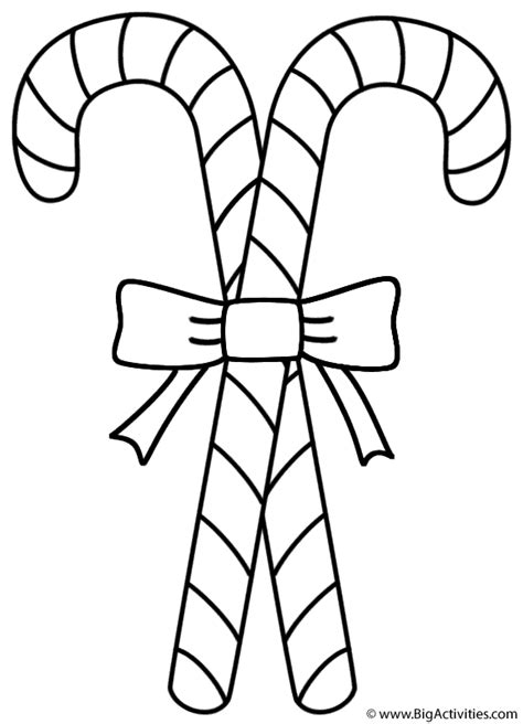 No photoshop skills required to colourize black and white photos. Two Candy Canes - Coloring Page (Christmas)