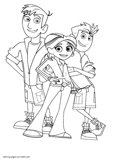 Free Coloring Pages Of Wild Kratts Clip Art Library