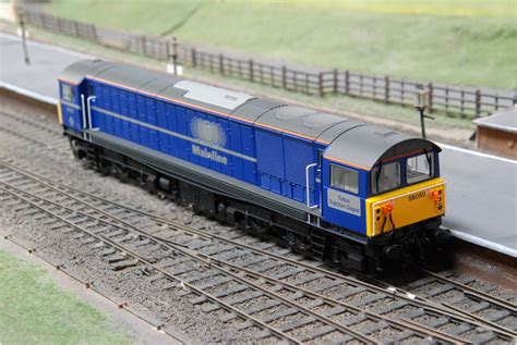 heljan 58051 mainline class 58 toton traction depot in oo gauge blue