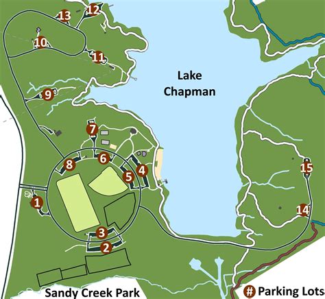 Parking Information Sandy Creek Park Athens Clarke
