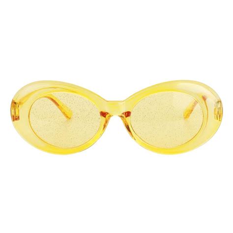Retro Transparent Clout Goggles Glasses Oval Frame Sunglasses Ebay
