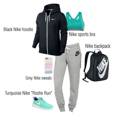 Nike Day By School Looks Liked On Polyvore Featuring Nike And