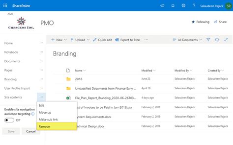 Sharepoint Online Hide Site Contents Link From Quick Launch Sharepoint Diary
