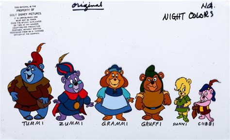 Animation Art From The 1985 Disney Series Gummi Bears Does Anyone Remember This Cartoon
