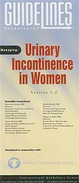 Photos of Urinary Incontinence Treatment Guidelines