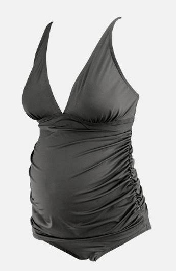 New Black A Pea In The Pod Maternity Racer Back Ruched Maternity Cami