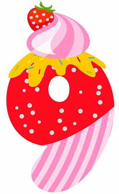 Number Clipart Nine Sweet Numbers Clip Decorative