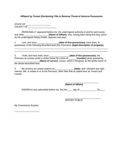 Printable General Affidavit Form Pdf Porn Sex Picture Sexiz Pix