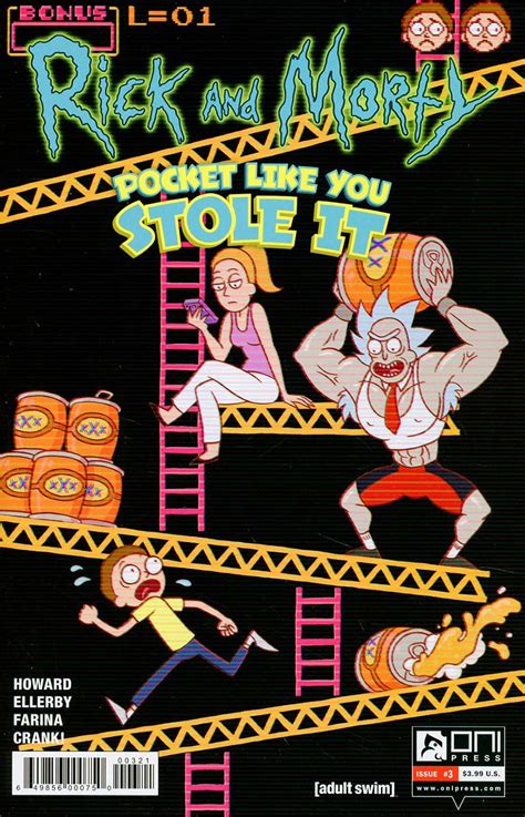 Rick And Morty Pocket Like You Stole It #3 Cover B Variant Josceline
