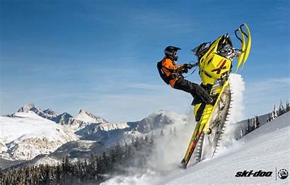 Ski Doo Snowmobile Summit Wallpapers Sledding Mountain