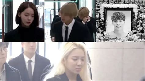 Bts Exo Girls Generation Nct And More Visit Jonghyun Funeral To Pay