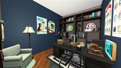 I Made A Cozy Apartment For A Vet Sim With A Home Office D Hope You