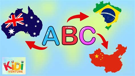Learn Alphabet With Countries Names A To Z Countries Names With Flags