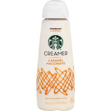 Save On Starbucks Liquid Coffee Creamer Caramel Macchiato Refrigerated