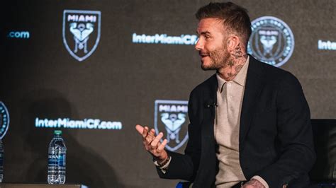 Inter Miami Cf Owner And President David Beckham Its Times Like