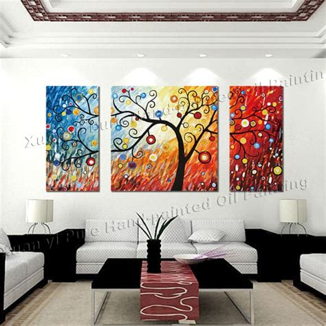 3 Piece Canvas Wall Art Large Modern Abstract Wall Panel