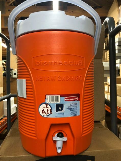 Rubbermaid Insulated 3 Gallon 13l Water Cooler Orange