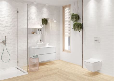 Biała łazienka Z Prysznicem Komfort